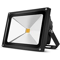 2 Stücke Auralum 50W LED Fluter mit schwarzem Rahmen, hochwertiger Außenstrahler mit 4500Lumen, 230V, Schutzklasse IP65…