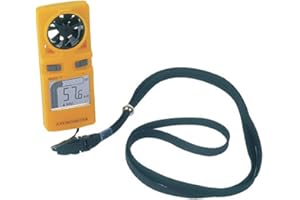 La Crosse Technology WS9500YEL-GRE - Anemómetro de bolsillo, color amarillo