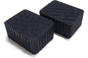 FILAVERSE Lot de 2 tampons en caoutchouc rectangulaires 160 x 120 x 80 cm pour ponts élévateurs corghi ravaglioli omcn