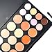 Lover Bar 20 Colour Makeup Cream Contour Kit-Camouflage Pro Concealer Palette-Professional Face Corrector-Cosmetics Foundation Contouring and Highlighter+Vegan 11pcs Make Up Brushes Set Beauty Blender