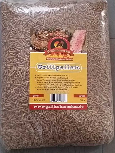 GRILLSCHMECKER Grill Pellets 100% Buche 15kg im Sack - 2