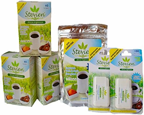 Stevien Stevia natural sweetener assorted pack baking (6pz)