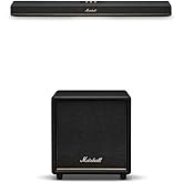 Marshall Heston 120 Dolby Atmos Soundbar Siyah, Wireless Subwoofer
