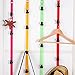 Produktbild Multifunktions Door Back Rack Kleiderbügel, Handtasche Baseball Cap Holder Organizer Aufbewahrung Tür Schrank Rack Free Size rosarot
