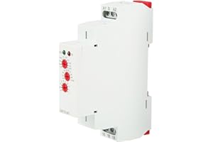 TTAMG Relais Temporisateur,220v grt8-m1 GRT8-M1 Relais Temporisé Multifonctionnel avec 10 Fonctions AC sur Rail DIN for Équipement Industriel