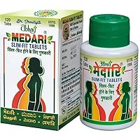 Abhay Medari Slim Fit Tablets Weight Loss Supplement & Effective Fatrid - 120 Tablets