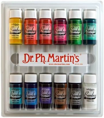 Dr Martins Bombay India Ink 1/2oz Set