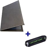 Microcase Suni Deri OTO Ruhsat Kabı Kılıfı Ruhsatlık + &Ouml;n Arka Panel Numarat&ouml;r 1 Adet- AL5038