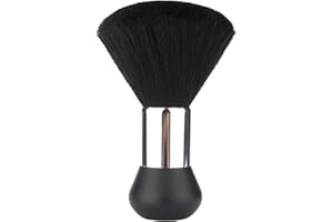 CORLIDEA Hair Brush Professional Black Ultra Soft Duster Hairdressing Brush Cleaning Neck Brush Hair Brush for Salon Barber Hairdressers