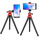 Coverzone Esnek Youtuber Yayıncılar ve Sosya Medya i&ccedil;in İdeal 30cm Ahtapot 360 Derece Taşınabilir Ayakları B&uuml;k&uuml;lebilir Selfie