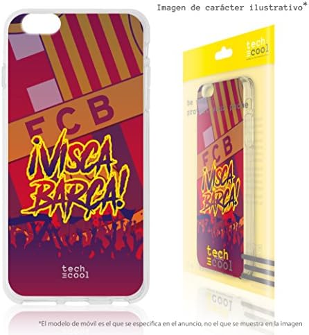 Samsung Galaxy note 8 Case FunnyTech® Silicone Gel Cover Transparent for Samsung Galaxy note 8 [Exclusive Design, High-Definition Printing] [Bright Colors] [Ultra Thin 1,5mm] [Shock-Absorption] [Flexible] [F.C Barcelona Afición "Visca el barça"]