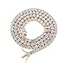Produktbild Hip-Hop Zircon Necklace Micro-Inlaid Jewelry Single-Row Chain 5mm Men es Necklace Tennis Chain,Gold
