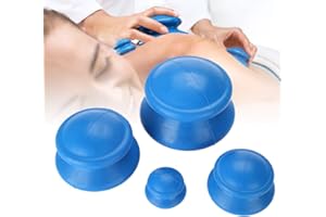 BigKing Bańki, bańki na ciało, 4 szt. silikonowych przyssawek chiński produkt do masażu medycznego z bańką