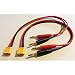 Produktbild MR-Onlinehandel ® 2X XT60 Ladekabel mit 4mm Bananenstecker 14AWG Silikonkabel 30cm
