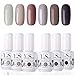 Y&S Soak Off Gel Nail Polish Sets 6 Colours UV LED Gel Polish Nail Salon Kit #004, 8ml
