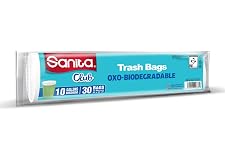 Sanita Club Trash Bags 10 Gallons 30 Bags