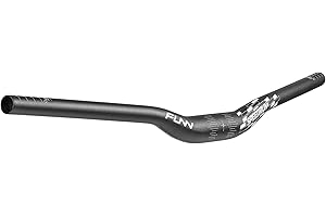 Funn Speedrun Junior Manillar para Bicicleta de Montaña Junior con Abrazadera de 31.8mm y Ancho de 680mm, Apto para puños de bicicleta de 19mm de diámetro interno (Negro)
