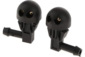 kesoto Paire de Buse Jet d'essuie-Glace de Lave-Glace Avant pour Peugeot 206