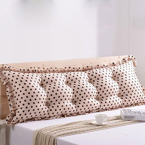ASL Cotton Bedside Big Cushions Bed Sofa Oversized Couple Lumbar Double Pillow Back Pad Backrest Soft Case Special Offer new ( Color : #2 , Size : 90*45*10CM )