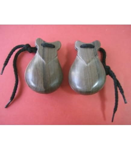Castañuelas PALI Trasparenti - Nacchere Professionali Con Doppia Cassa Di Risonanza Per Apprendimento