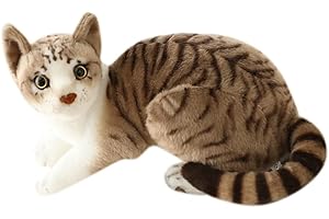 LICHENGTAI Symulacja śpiącego kota, realistyczny kot, miękki plusz, sztuczny pluszowy kotek, zabawka, zwierzę, fotografia, rekwizyt, pokój, dekoracja domu, towarzysz, zwierzęta domowe, przytulanka,