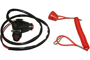 STONEDER Interrupteur de sécurité pour moteur 2 temps chinois Pocket Bike Mini Moto ATV Quad 4 roues