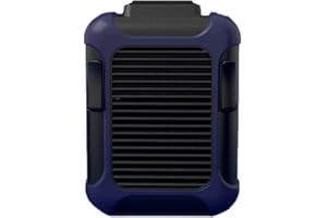 Eeneme Mini-Ventilator, tragbarer persönlicher Gürtelventilator, handfreier Hals-Ventilator mit 4000 mAh USB-wiederaufladbar, 3 Geschwindigkeitseinstellungen für Zuhause, Reisen, Sport, Büro, Angeln