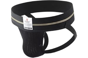 BRODDLE Men's Jockstrap Stretchy Nylon Mesh Pouch Performance Workout Athletic Supporters for Men