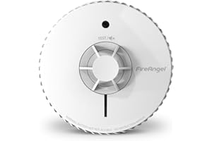 FireAngel Heat Alarm for Kitchen with 10 Year Sealed for Life Battery - FA6720-R Heat Detector for Kitchen, Home, Caravan, Attic, Garage - Replacement for HT-630 Heat Alarms - White