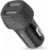 Portronics Car Power 5 12W Fast Car Charger Comes with Micro USB Cable (Black)