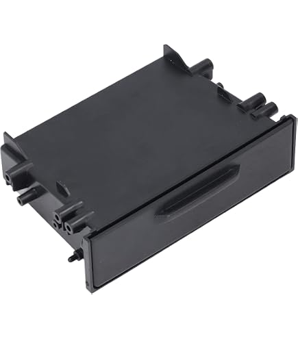 Boîte De Rangement Tableau De Bord Voiture 1 DIN - 18x15x6 Cm, ABS Noir - Remplacement Radio Pour Plus D'espace