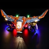 BRIKSMAX Kit de LED pour Lego Marvel Super Heroes Le Combat Ultime de Thanos,Compatible avec la Maquette Lego 76107, La Maquette de Construction n'est Pas Incluse