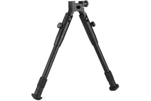 TriRock 8"-10" Picatinny/Weaver Style Bipod Foldable extendable Adjustable Shooting Stand Fits 20mm Rails