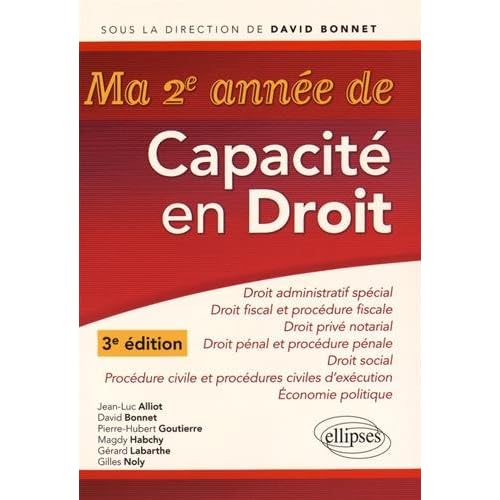 Ma 2e Année de Capacité en Droit
