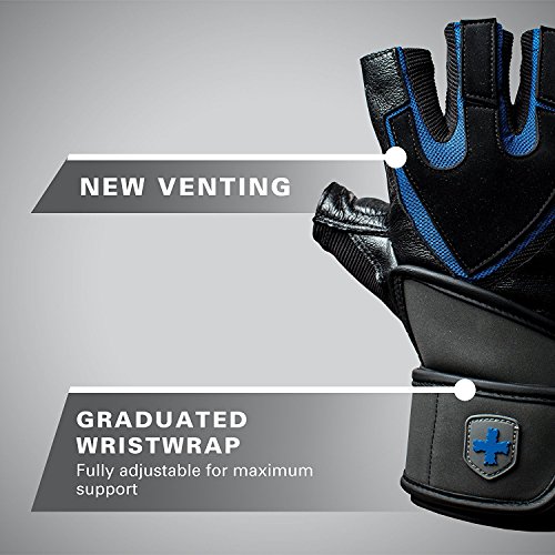 Harbinger Uni Training Grip Wrist Wrap Qualität Fitnesshandschuhe für Gewichtheber - 5