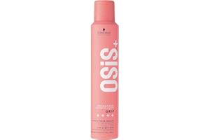 ‎SCHWARZKOPF PROFESSIONAL Schwarzkopf Professional OSiS Grip Schaumfestiger Haarschaum Für Glattes Welliges Lockiges Haar Maximierung Von Volumen Und Sprungkraft Anti Frizz Hitzeschutz Super Starker Halt 200 ml