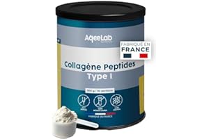 Peptides de Collagène Peptan® • 300 g, Neutre •Qualité prouvée, produit breveté • Articulations & Tendons • Testé en labo indépendant • Made in France • Marque écoresponsable • AqeeLab Nutrition
