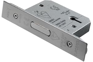 Carlisle Brass LDB5525SSS EASI-T 5 Lever Deadlock BS, Satin Stainless Steel, 2.5" / 64mm