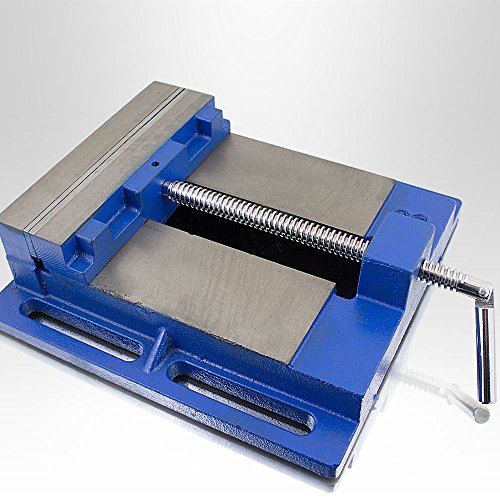 BITUXX® Universal Maschinenschraubstock 200mm Schraubstock Säulen Tisch Stand Bohrmaschine