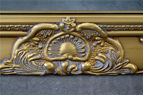Livitat® Wandspiegel Spiegel Badspiegel barock antik Gold 120 x 60 cm - 3