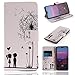 Produktbild Huawei P20 Pro Hülle,Huawei P20 Pro Wallet Tasche Brieftasche SchutzHülle,Carols PU Lederhülle Flip Hülle im Bookstyle Cover Schale Stand Ständer Etui Karten Slot Schutzhülle Tasche Wallet Case für Huawei P20 Pro - Löwenzahn