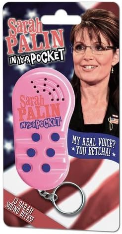 Sarah Palin Talking Keychain - In Your Pocket Talking Keychain by Emanation