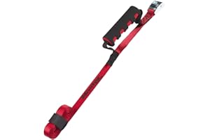 Master Lock 3123EURDAT Cinghia per Trasporto con Maniglia, Rosso, 2.5 m Cinghia