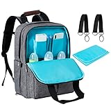 LUKATU Wickeltasche Rucksack, Organizer Multi-Funktions-wasserdichte Anti-Diebst