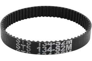 UXCELL sourcing map s2 m-134 67 dents Largeur 6 mm en caoutchouc noir Cogged industriel Courroie de distribution