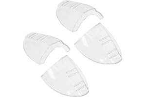 Durdiiy 2 Pairs Safety Glasses Side Shields Clear Side Shields for Safety Glasses Side Shields Safety Glasses Accessory Glasses Side Shields Glasses Slip on Side Shields for Protect Eyes