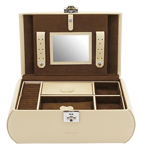 Friedrich|23 Damen-Schmuckkasten Cordoba Leder beige – 26480-8 - 3
