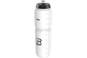 POLISPORT 8649100008 - Bidon vélo du modèle R Collection R1000 d'une contenance de 1000ml. Bouteille d'eau pour Cyclistes sans BPA en Couleur Blanc
