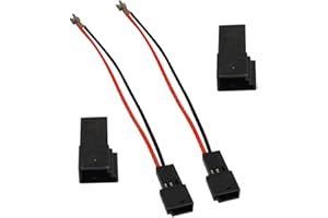 AERZETIX: 2 câbles connecteurs adaptateurs Haut-parleurs