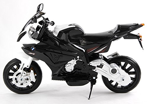 Kinder-Elektro Motorrad BMW S 1000 RR Swarz mit Reifen aus EVA